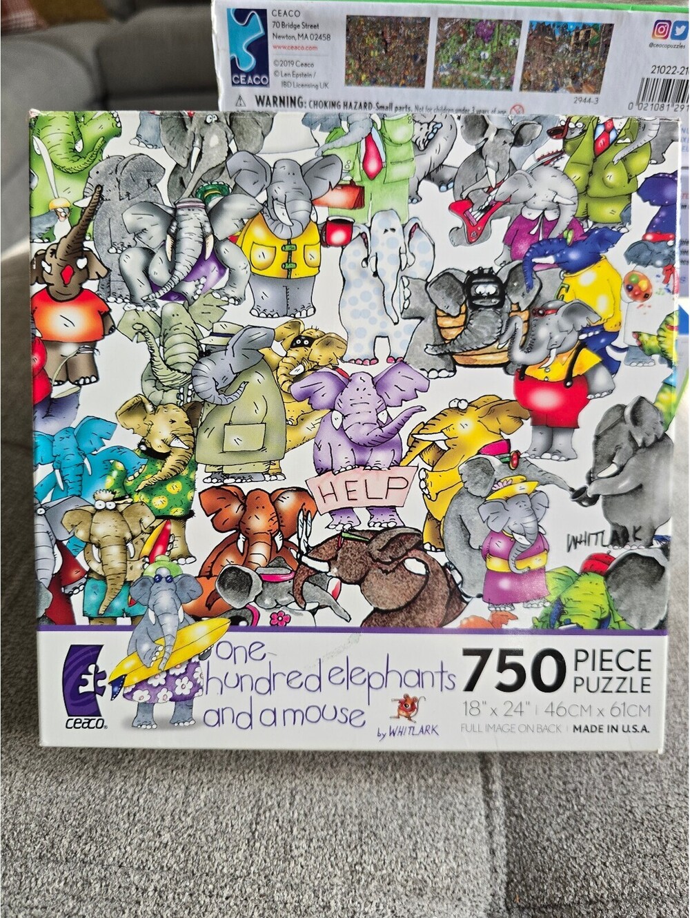 One Hundred Eights and a Mouse 750 Piece Puzzle